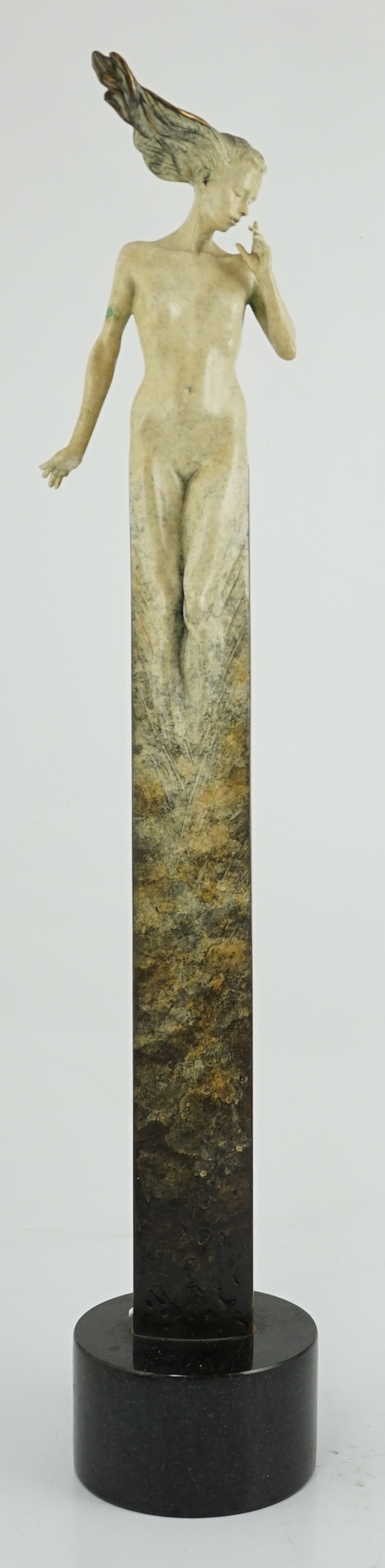 Carl Payne (English, 1969-2021), limited edition bronze sculpture, 'Speak No Evil'
